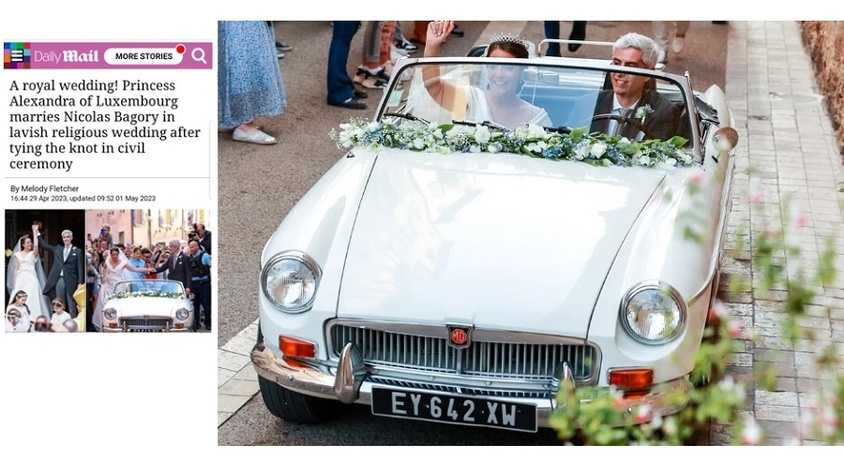 Princely wedding car hire