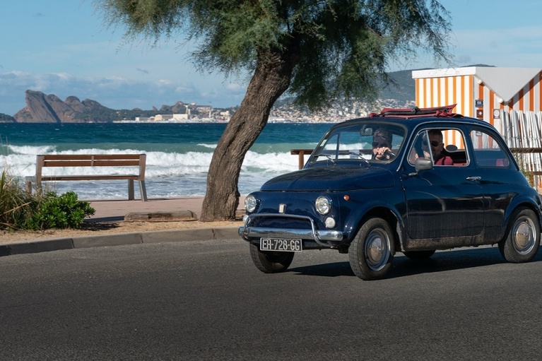 Discover the seaside in a convertible